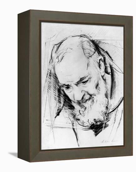 Study for a Padre Pio Monument, 1979-80-Antonio Ciccone-Framed Premier Image Canvas