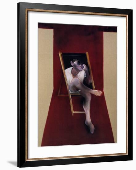 Study for a Portrait of John Edward, c.1989-Francis Bacon-Framed Art Print