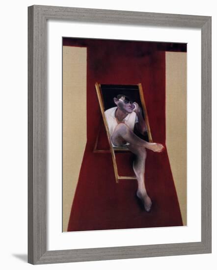 Study for a Portrait of John Edward, c.1989-Francis Bacon-Framed Art Print