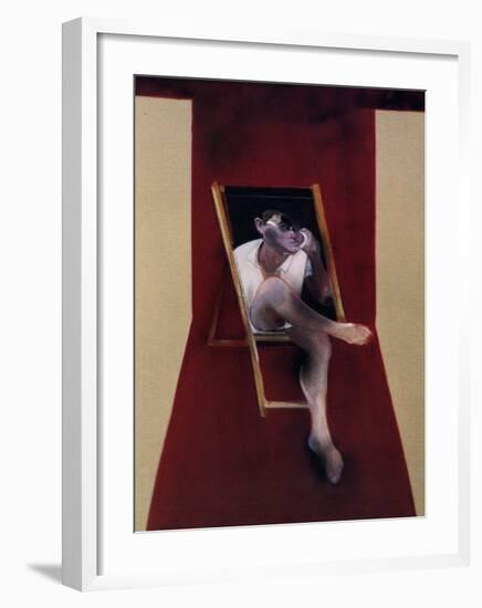 Study for a Portrait of John Edward, c.1989-Francis Bacon-Framed Art Print