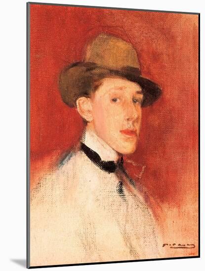 Study for a Portrait of King Alfonso XIII (Or Alphonse De Bourbon) (1886-1941), Detail, 1904 (Paint-Ramon Casas i Carbo-Mounted Giclee Print
