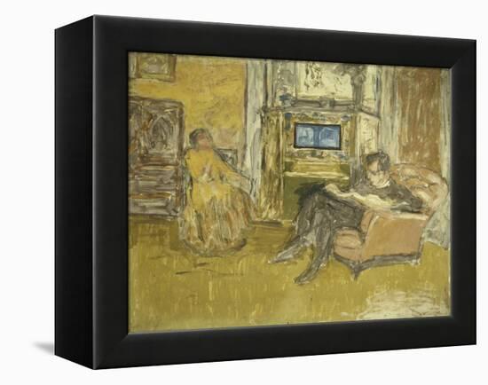 Study for a Portrait of Mr. and Mrs. Marcel Kapferer-Edouard Vuillard-Framed Premier Image Canvas