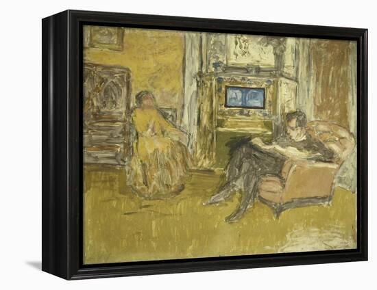 Study for a Portrait of Mr. and Mrs. Marcel Kapferer-Edouard Vuillard-Framed Premier Image Canvas