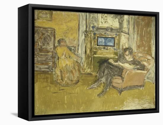 Study for a Portrait of Mr. and Mrs. Marcel Kapferer-Edouard Vuillard-Framed Premier Image Canvas