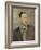 Study for a Portrait of Paul Morand (1888-1976) (Oil on Card)-Jacques-emile Blanche-Framed Giclee Print