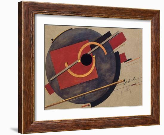 Study for a Poster, 1920-El Lissitzky-Framed Giclee Print