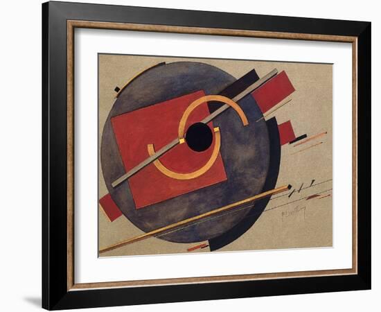 Study for a Poster, 1920-El Lissitzky-Framed Giclee Print