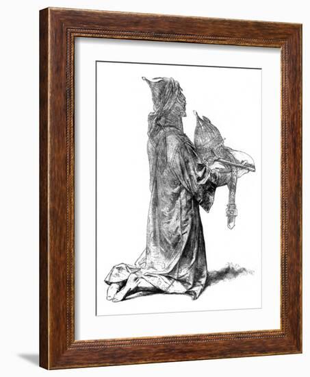 Study for a Saracen, for 'The Captivity of St Louis, C1880-1882-Alexandre Cabanel-Framed Giclee Print