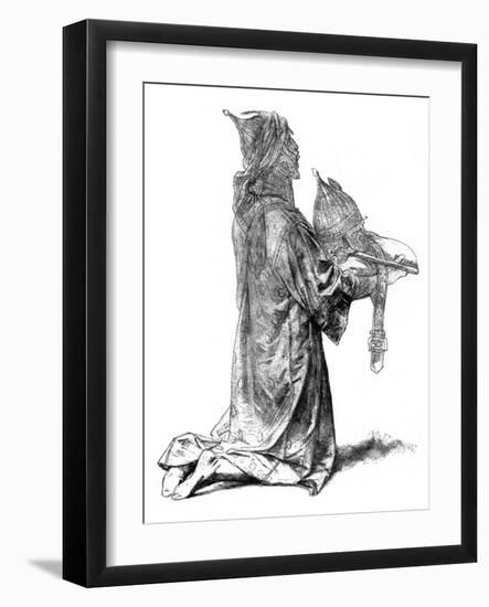 Study for a Saracen, for 'The Captivity of St Louis, C1880-1882-Alexandre Cabanel-Framed Giclee Print