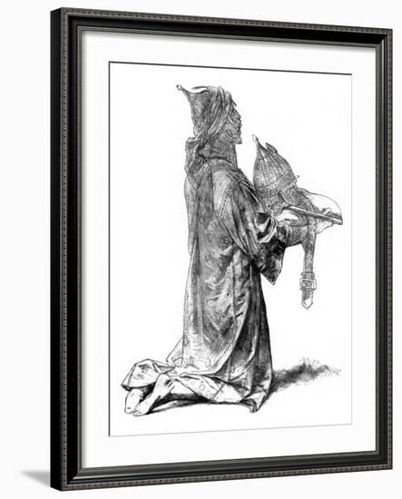 Study for a Saracen, for 'The Captivity of St Louis, C1880-1882-Alexandre Cabanel-Framed Giclee Print