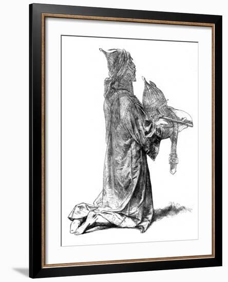 Study for a Saracen, for 'The Captivity of St Louis, C1880-1882-Alexandre Cabanel-Framed Giclee Print