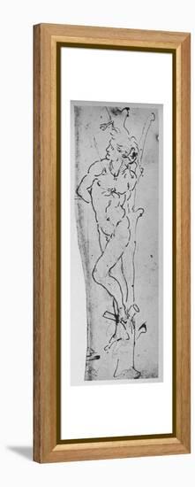 'Study for a St. Sebastian', c1480 (1945)-Leonardo da Vinci-Framed Premier Image Canvas