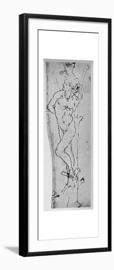 'Study for a St. Sebastian', c1480 (1945)-Leonardo da Vinci-Framed Giclee Print