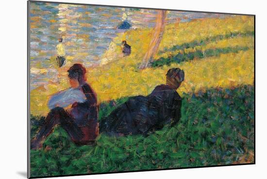 Study for a Sunday Afternoon on the Island of La Grande Jatte-Georges Seurat-Mounted Giclee Print