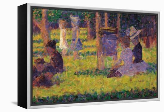 Study for a Sunday Afternoon on the Island of La Grande Jatte-Georges Seurat-Framed Premier Image Canvas