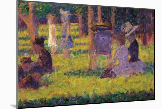 Study for a Sunday Afternoon on the Island of La Grande Jatte-Georges Seurat-Mounted Giclee Print