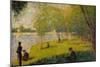 Study for "A Sunday on La Grande Jatte", 1884-Georges Pierre Seurat-Mounted Giclee Print