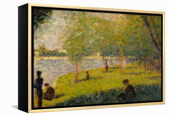 Study for a Sunday on La Grande Jatte-Georges Seurat-Framed Stretched Canvas