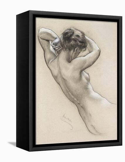 Study for a Water Nymph, Late 19th or Early 20th Century-Herbert James Draper-Framed Premier Image Canvas