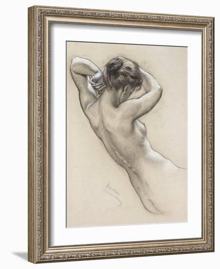 Study for a Water Nymph, Late 19th or Early 20th Century-Herbert James Draper-Framed Giclee Print