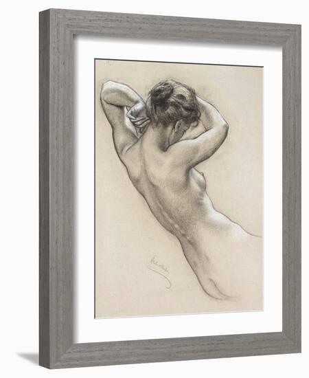 Study for a Water Nymph, Late 19th or Early 20th Century-Herbert James Draper-Framed Giclee Print