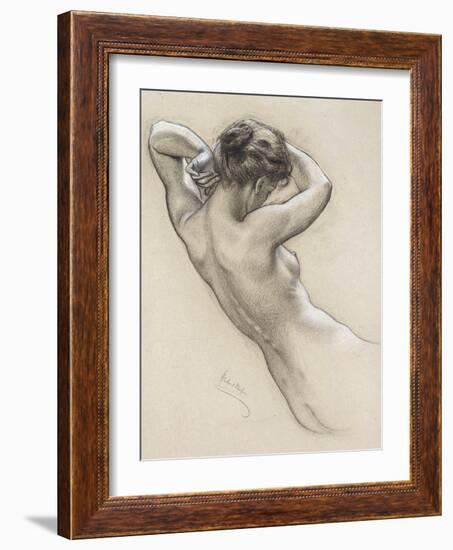 Study for a Water Nymph, Late 19th or Early 20th Century-Herbert James Draper-Framed Giclee Print