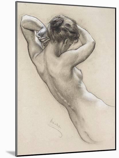 Study for a Water Nymph, Late 19th or Early 20th Century-Herbert James Draper-Mounted Giclee Print