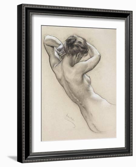 Study for a Water Nymph, Late 19th or Early 20th Century-Herbert James Draper-Framed Giclee Print