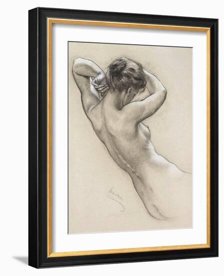 Study for a Water Nymph, Late 19th or Early 20th Century-Herbert James Draper-Framed Giclee Print