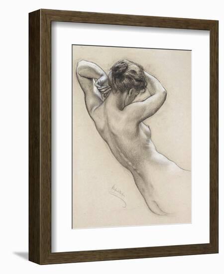 Study for a Water Nymph, Late 19th or Early 20th Century-Herbert James Draper-Framed Giclee Print