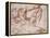 Study for Adam-Michelangelo-Framed Stretched Canvas