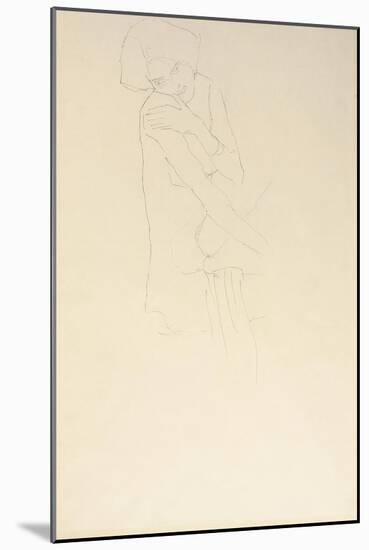 Study for Adele Bloch-Bauer II, 1911-Gustav Klimt-Mounted Giclee Print