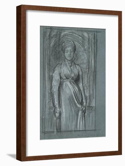 Study for 'After Vespers', C.1871-Frederic Leighton-Framed Giclee Print