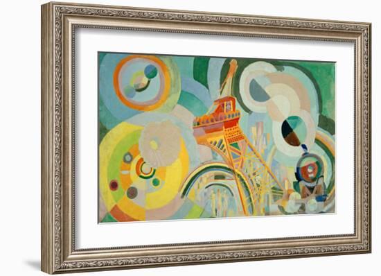 Study for Air, Iron, Water, 1936/1937-Robert Delaunay-Framed Giclee Print