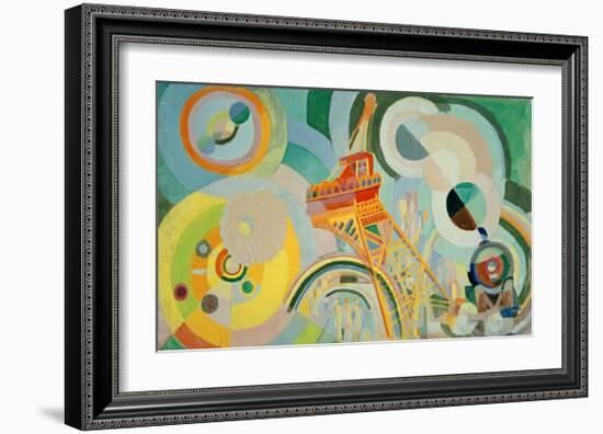 Study for Air, Iron, Water, 1936/1937-Robert Delaunay-Framed Giclee Print