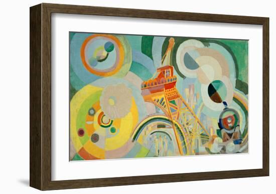 Study for Air, Iron, Water, 1936/1937-Robert Delaunay-Framed Giclee Print