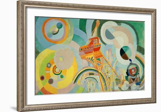 Study for Air, Iron, Water, 1936/1937-Robert Delaunay-Framed Giclee Print