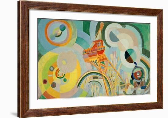 Study for Air, Iron, Water, 1936/1937-Robert Delaunay-Framed Giclee Print