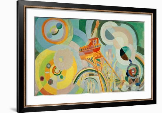 Study for Air, Iron, Water, 1936/1937-Robert Delaunay-Framed Giclee Print