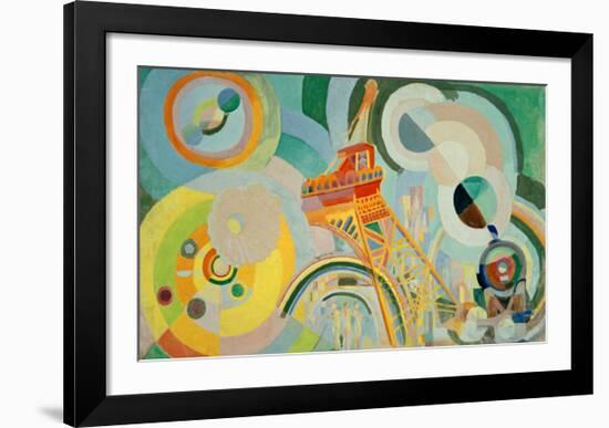 Study for Air, Iron, Water, 1936/1937-Robert Delaunay-Framed Giclee Print