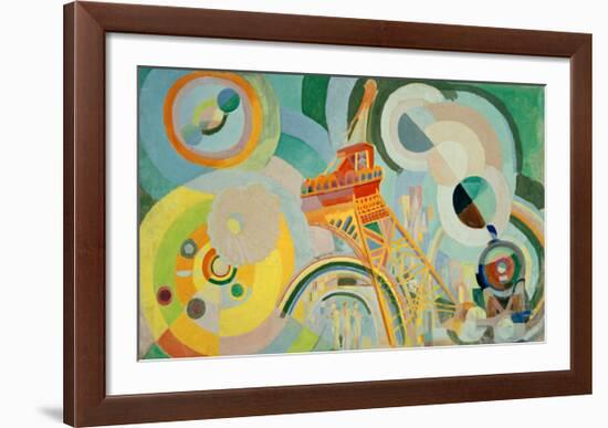 Study for Air, Iron, Water, 1936/1937-Robert Delaunay-Framed Giclee Print