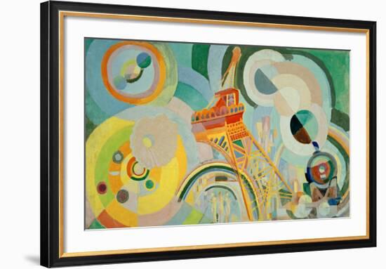 Study for Air, Iron, Water, 1936/1937-Robert Delaunay-Framed Giclee Print