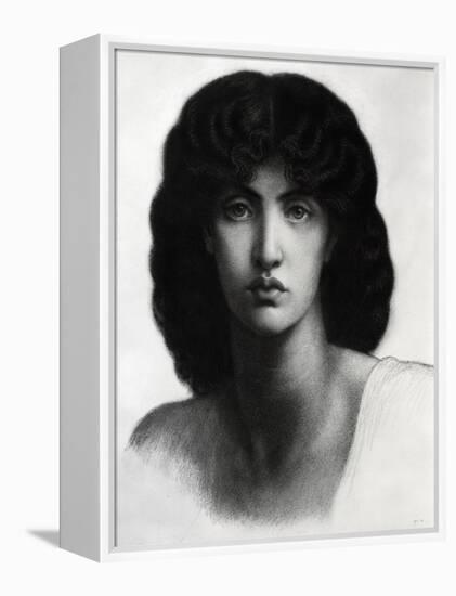 Study for Astarte Syriaca, Model Jane Morris, Pencil, 1875-Dante Gabriel Rossetti-Framed Premier Image Canvas