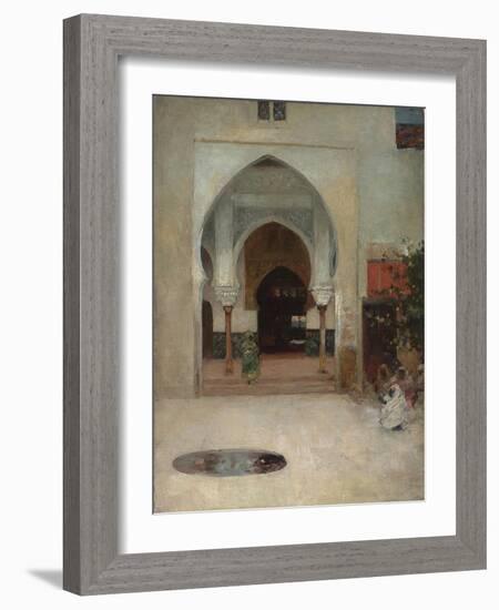 Study for 'At the Door of the Seraglio', C. 1890-Arthur Melville-Framed Giclee Print