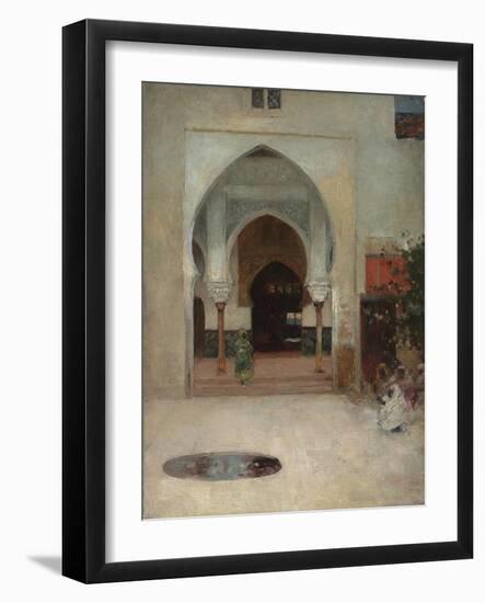 Study for 'At the Door of the Seraglio', C. 1890-Arthur Melville-Framed Giclee Print