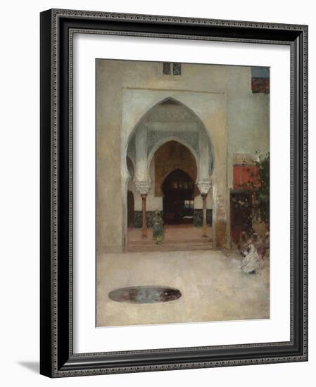 Study for 'At the Door of the Seraglio', C. 1890-Arthur Melville-Framed Giclee Print