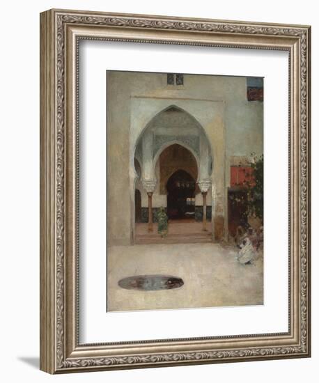 Study for 'At the Door of the Seraglio', C. 1890-Arthur Melville-Framed Giclee Print