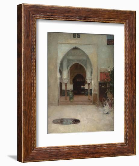 Study for 'At the Door of the Seraglio', C. 1890-Arthur Melville-Framed Giclee Print