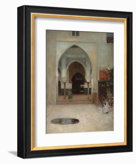 Study for 'At the Door of the Seraglio', C. 1890-Arthur Melville-Framed Giclee Print