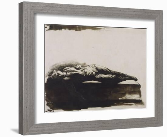 Study for 'Chatterton'-Henry Wallis-Framed Giclee Print